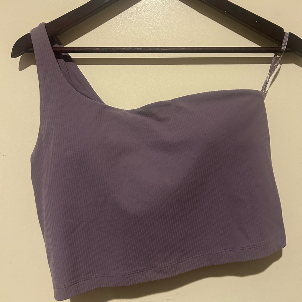 lululemon athletica Ribbed Nulu Asymmetrical Yoga Tank Top